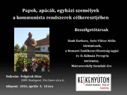 Ismeretterjesztő előadások
                                        