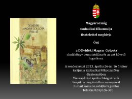 Délvidéki Magyar Golgota 1944-45