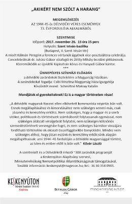 „Akikért nem szólt a harang”