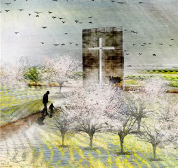 Tömegsírok megjelölése
                                        