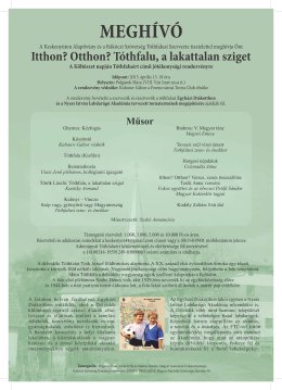 Jótékonysági est Tóthfaluért