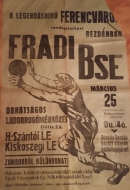 A meggyalázott futballpálya